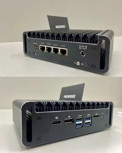 Appliance T2 ZTELL (novo) - Intel J4125/4 Portas 2.5GB, 8GB RAM , SSD 256GB