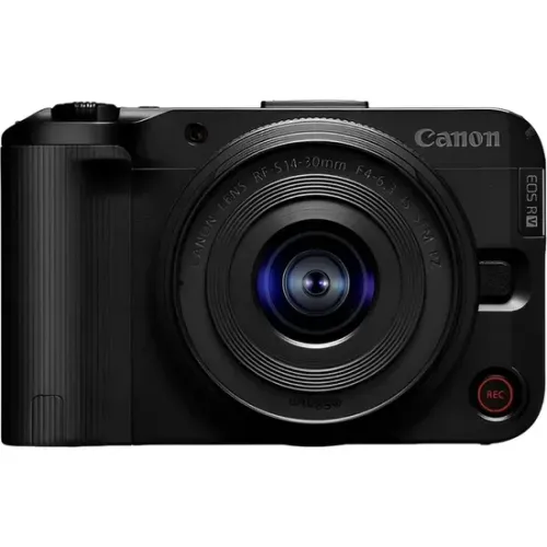 Câmera Canon Eos R50 V Mirrorless 4K Kit RF-s 14-30MM F/4-6.3 Is STM PZ - Nova na caixa