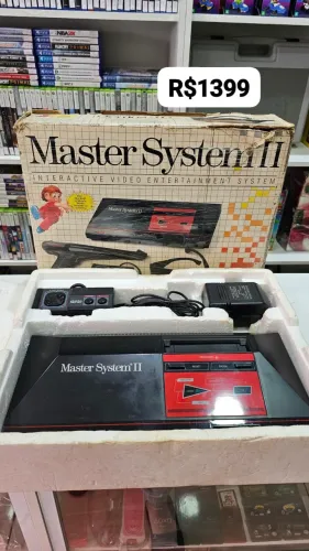 Master System completo na caixa 