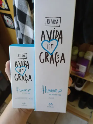 Kit Natura Humor da minha vida perfume + creme hidratante mãos