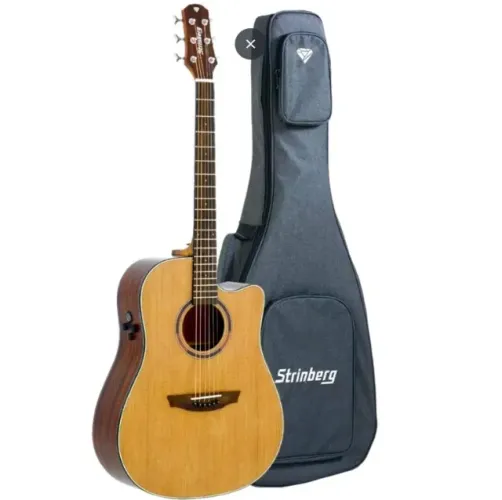 Violão Strinberg Folk Diamond DD1c com Capa