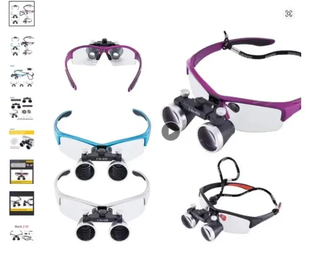 Lupa - Lente para trabalho dental e afinhs 