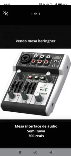 Mesa de Som Behringer
