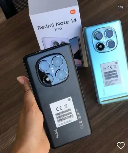 Celular Redmi Note 14 Pro 4G NFC 256GB/08GB Lacrado Global Capa Pelicula Entrega Gratis