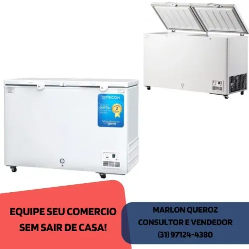 Freezer Horizontal Fricon 411 Litros Tampa Cega 127v