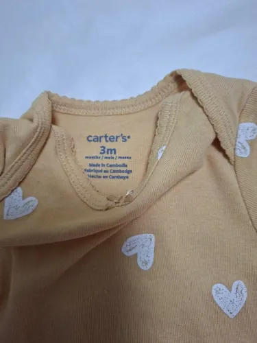 KIT COM 5 BORY CARTER'S 3MESES