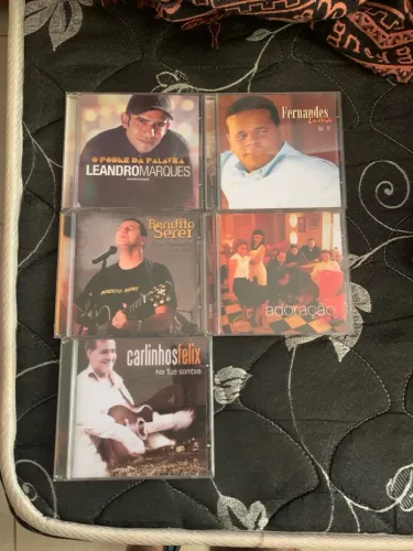 CDs Gospel Leandro Marques, Carlinhos Felix, etc