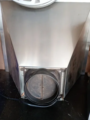 Coifa de cozinha em aço inox