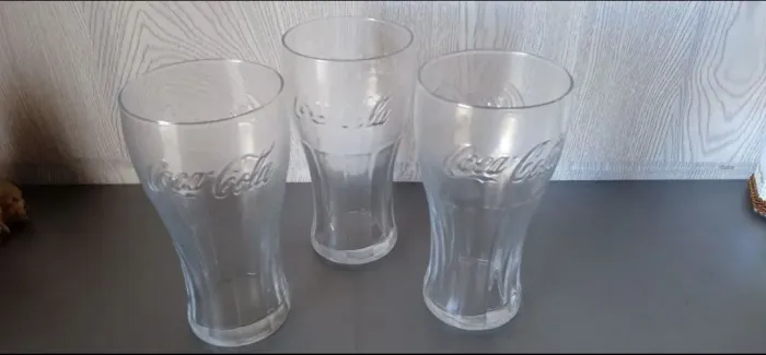 3 Copos Coca-Cola Originais