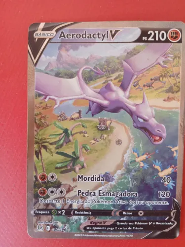 Aerodactyl V - Cartão Pokémon ACEITO PROPOSTAS 