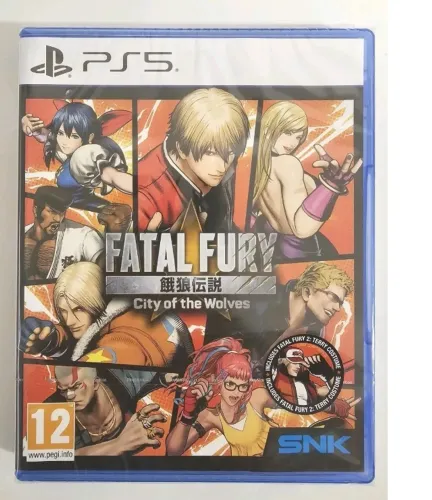 Jogo Fatal Fury City Of The Wolves Ps5 Mídia Física Novo Lacrado