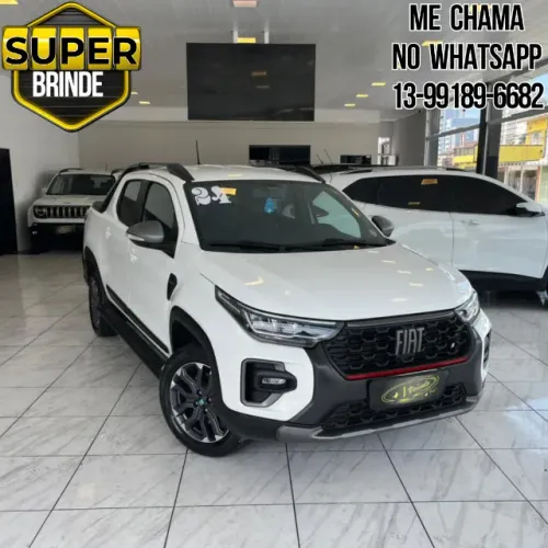 STRADA ULTRA CD 1.0 TURBO 200 AUT FLEX 2024 - 25 MIL KM - CABINE DUPLA + IPVA 2026 PAGO