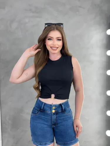 Blusas canelada e ribana