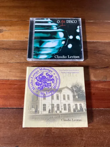 Claudio Levitan - Lote c/ 2 CDS
