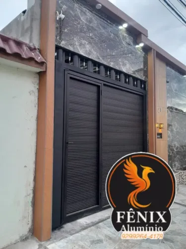 Portão de alumínio apartir de R$600 o metro quadrado 