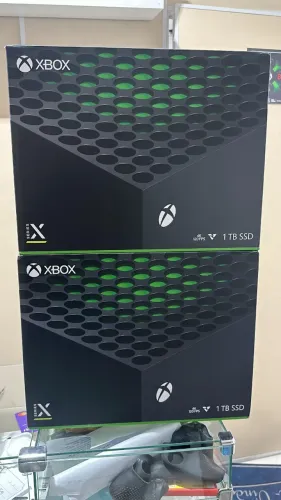 Xbox series x 1tb seminovo aceitamos consoles como parte do pagamento