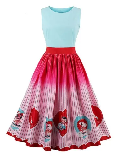 Vestido retrô pinup