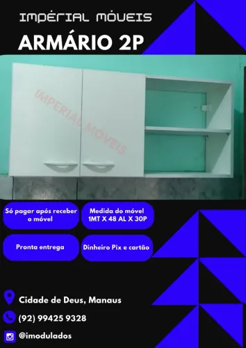 Armário 2 Portas - Pronta Entrega
