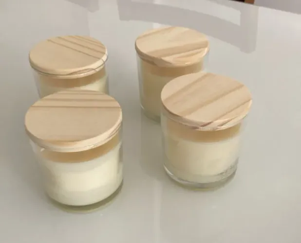 Kit com 2 velas artesanais