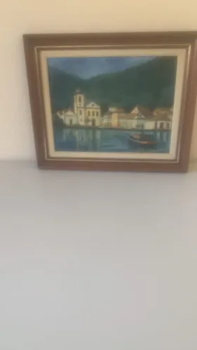 Quadro do paraguai - pintura a oleo medindo 37x45 cm de 1994