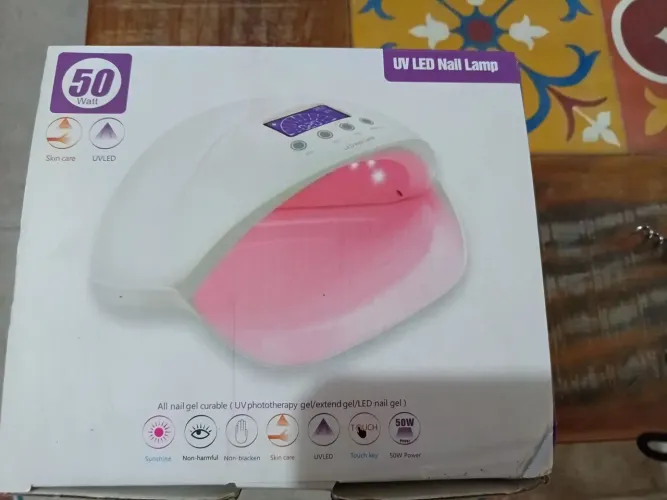 Cabine 50 Watt UV LED Nail Estufa Secador Unha Gel Acrigel