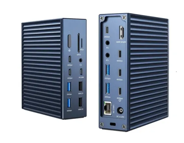 Dock Station 21 Em 1 Thunderbolt 4 Hdmi 8k Macbook Pro 40gbps