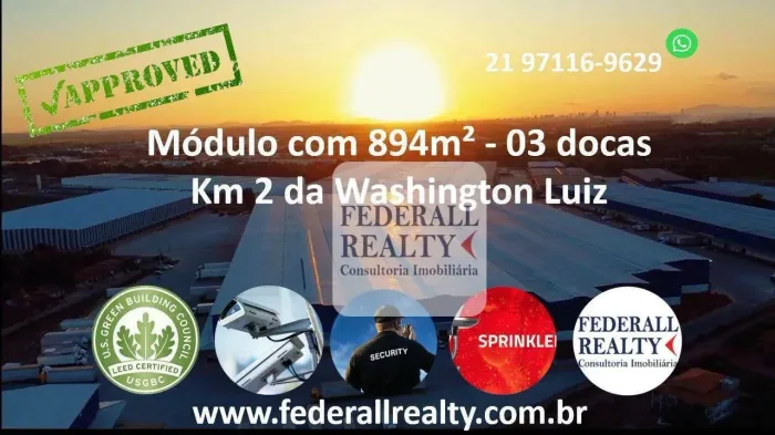 Aluguel galpão Washington Luiz I Duque de Caxias, Rio de Janeiro