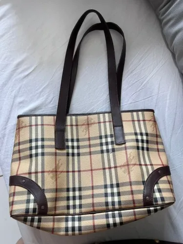 Bolsa Tote Burberry Haymarket