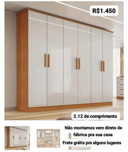 Guarda Roupa Casal 2.12m