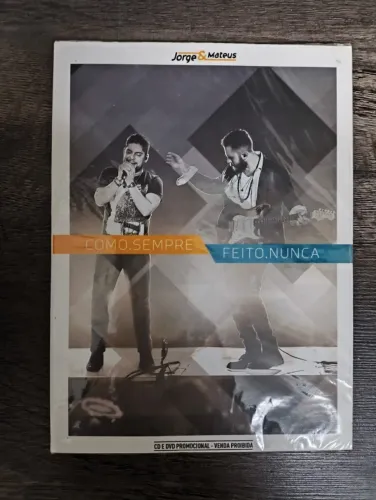 Cd e DVD Jorge e Mateus - Como.Sempre.Feito.Nunca