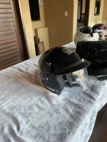 CAPACETE HARLEY PRETO NOVO TAMANHO 60