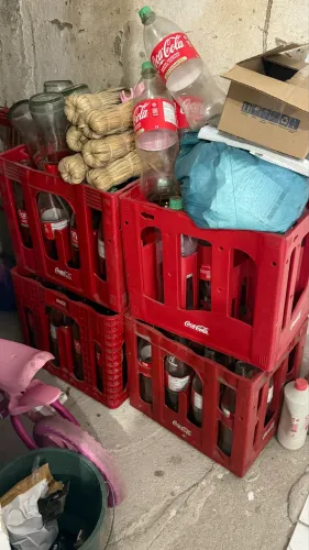 Garrafas retornáveis coca coca
