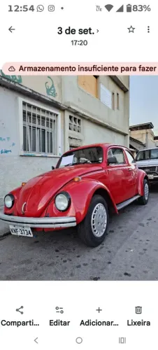 Volkswagen Fusca 1300 1969