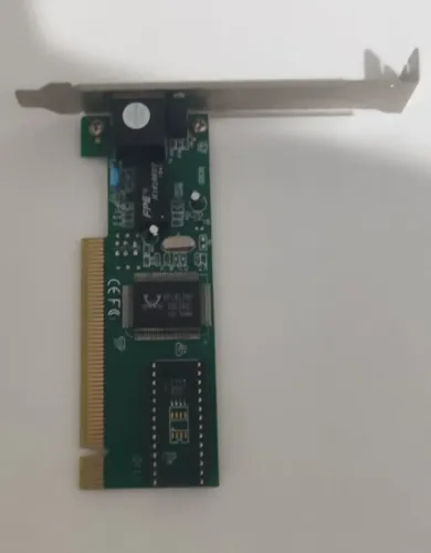 Placa De Rede Pci 10/100 Mbps Realtek Rtl8139/d 32 Bits