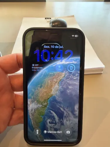 iPhone 12 Pro aparelho usado sem defeito bateria 77 % vida útil nunca aberto para repar