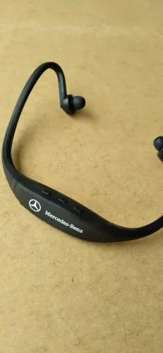 Fone de Ouvido Bluetooth Neckband Mercedes-Benz Preto