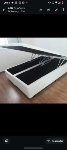 cama baú casal bipartido a cor da sua preferência..(direto dá fábrica)