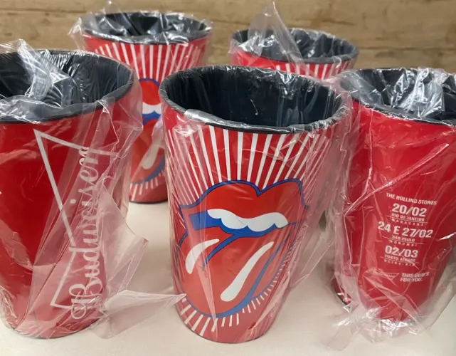 Copo Budweiser Turnê Brasil 2016 Rolling Stones