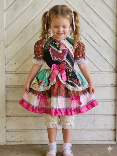 Vestido festa Junina infantil 