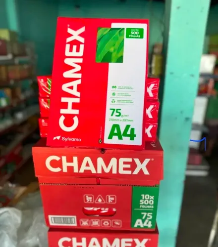 Chamex A4 500 folhas - Caixa ou unidades