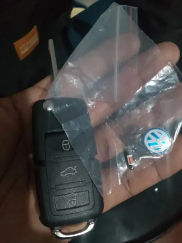 Chavecanivete nova com placa e,chip e lâmina virgem gol G4,g5 golf,Parati,saveiro