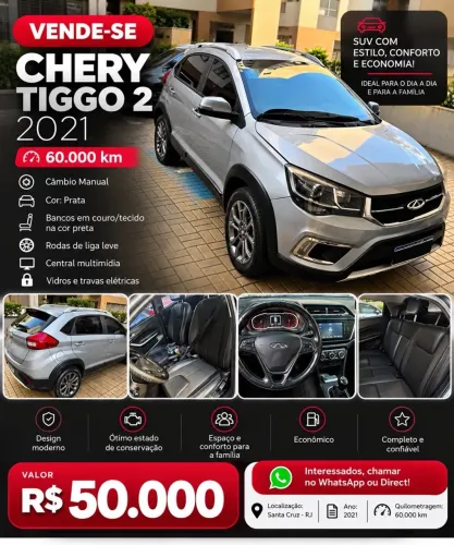 Chery Tiggo 2 Look 1.5 16V Flex Mec. 5P 2021