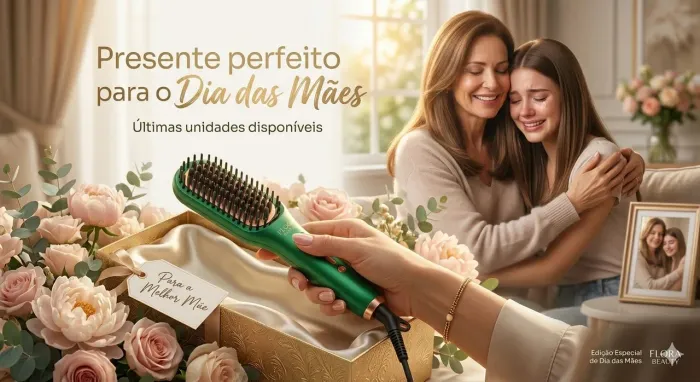 ? Faça sua Mãe se Sentir Linda - Escova Alisadora 3 em 1 Profissional
