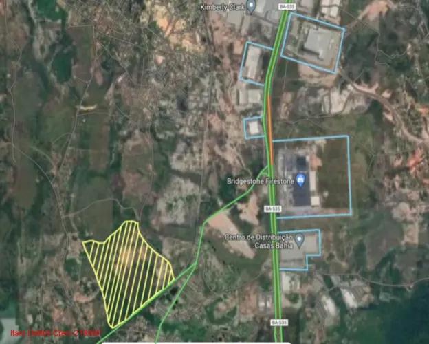 Excelente Terreno Comercial , com excelente localização, Via Parafuso, Camaçari, BA.