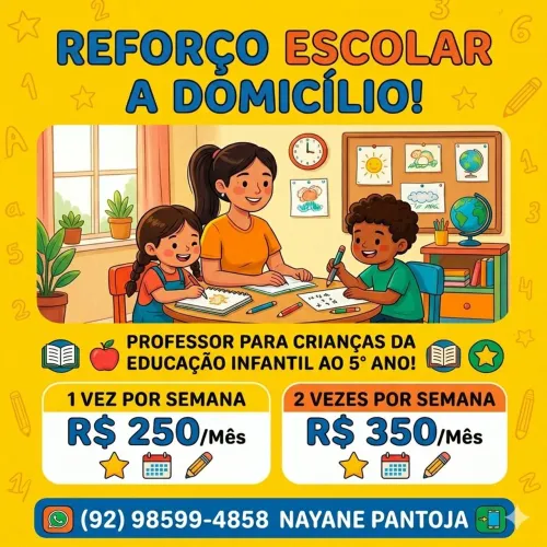REFORÇO ESCOLAR! 