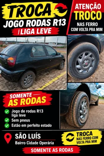 Troco Rodas liga leve 13