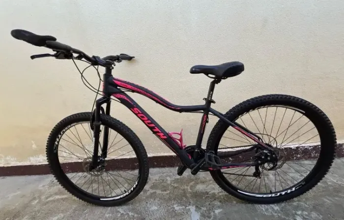 Bike/Bicicleta South Schon Aro 29 Rosa - 21 Marchas Shimano/GTS - Turbinada - Seminova
