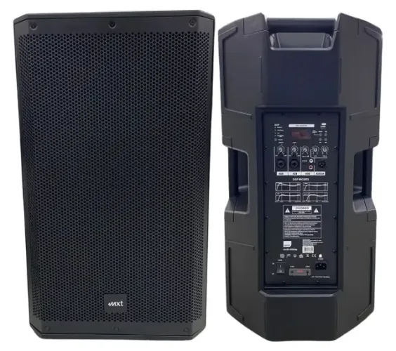 Caixa De Som Mxt 15 Mx15 Ativa Bt Usb Fm 450w 110v/220v Cor Preto
