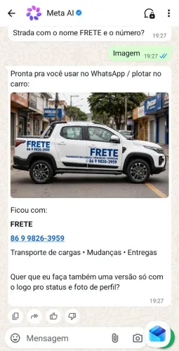 Frete e viagens