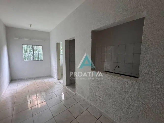 Apartamento com 1 dormitório para alugar, 50 m² - Bangu - Santo André/SP